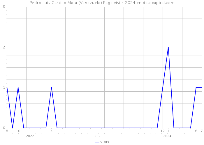 Pedro Luis Castillo Mata (Venezuela) Page visits 2024 