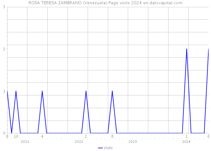 ROSA TERESA ZAMBRANO (Venezuela) Page visits 2024 