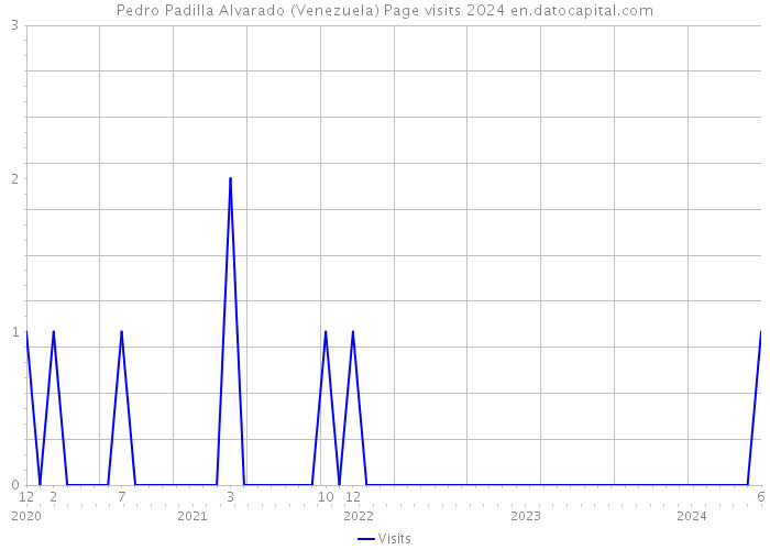 Pedro Padilla Alvarado (Venezuela) Page visits 2024 
