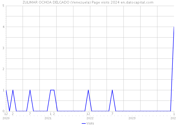 ZULIMAR OCHOA DELGADO (Venezuela) Page visits 2024 
