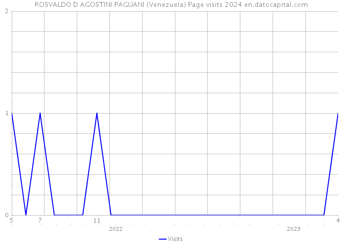 ROSVALDO D AGOSTINI PAGUANI (Venezuela) Page visits 2024 