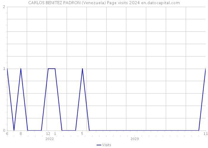 CARLOS BENITEZ PADRON (Venezuela) Page visits 2024 