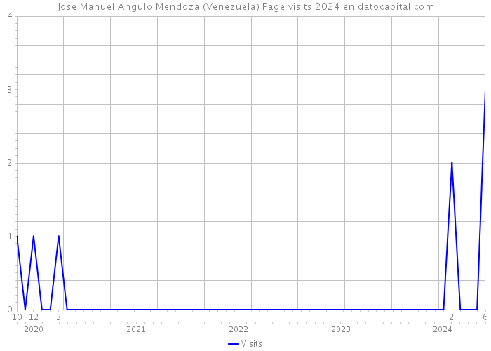 Jose Manuel Angulo Mendoza (Venezuela) Page visits 2024 