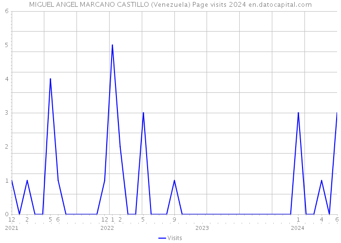 MIGUEL ANGEL MARCANO CASTILLO (Venezuela) Page visits 2024 
