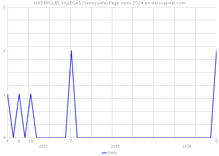 LUIS MIGUEL VILLEGAS (Venezuela) Page visits 2024 
