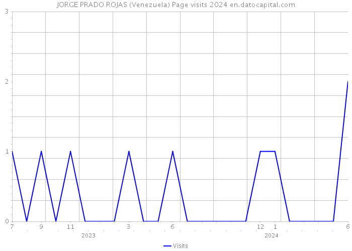JORGE PRADO ROJAS (Venezuela) Page visits 2024 