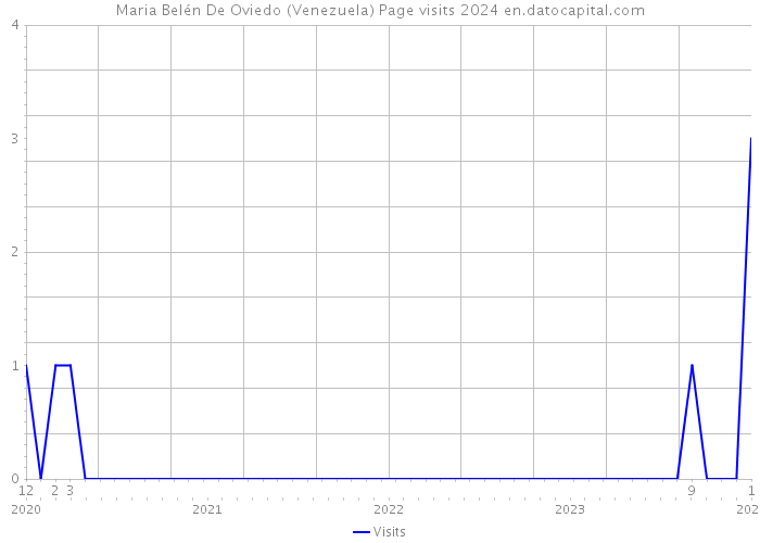 Maria Belén De Oviedo (Venezuela) Page visits 2024 
