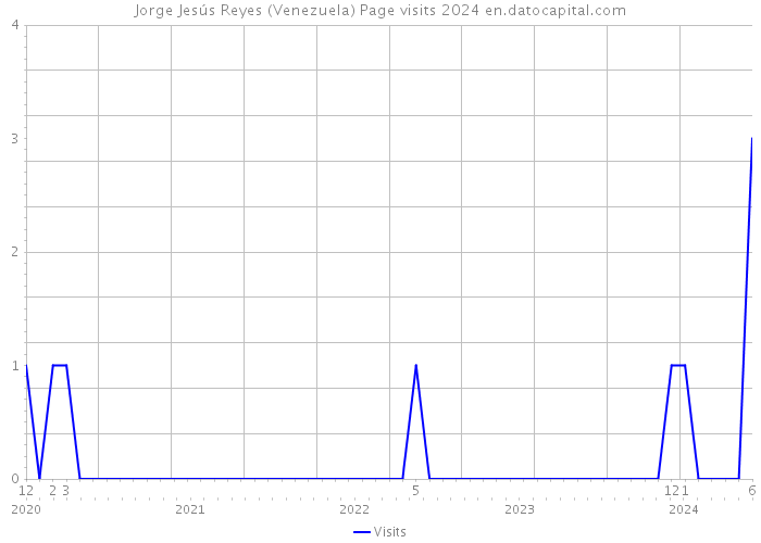 Jorge Jesús Reyes (Venezuela) Page visits 2024 
