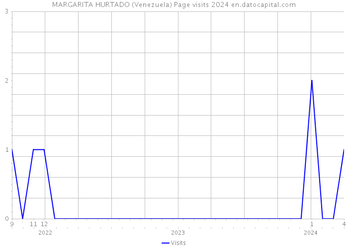 MARGARITA HURTADO (Venezuela) Page visits 2024 