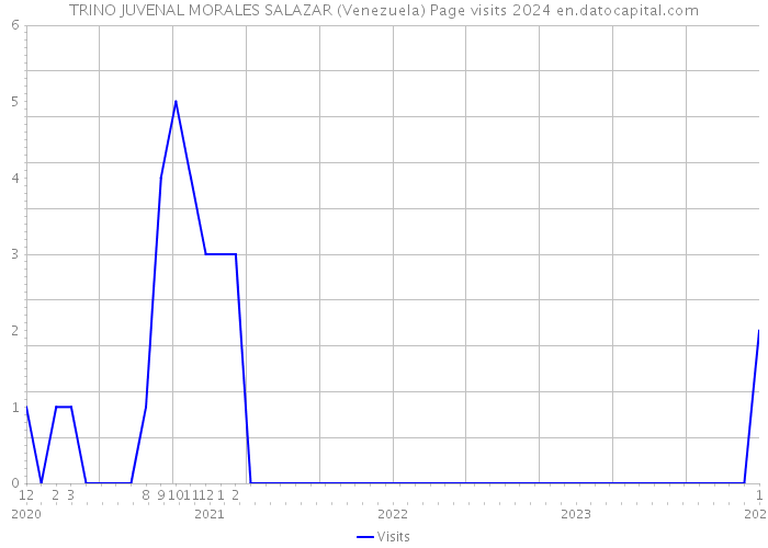 TRINO JUVENAL MORALES SALAZAR (Venezuela) Page visits 2024 