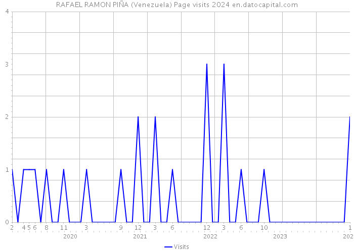 RAFAEL RAMON PIÑA (Venezuela) Page visits 2024 