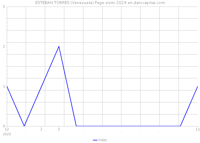 ESTEBAN TORRES (Venezuela) Page visits 2024 