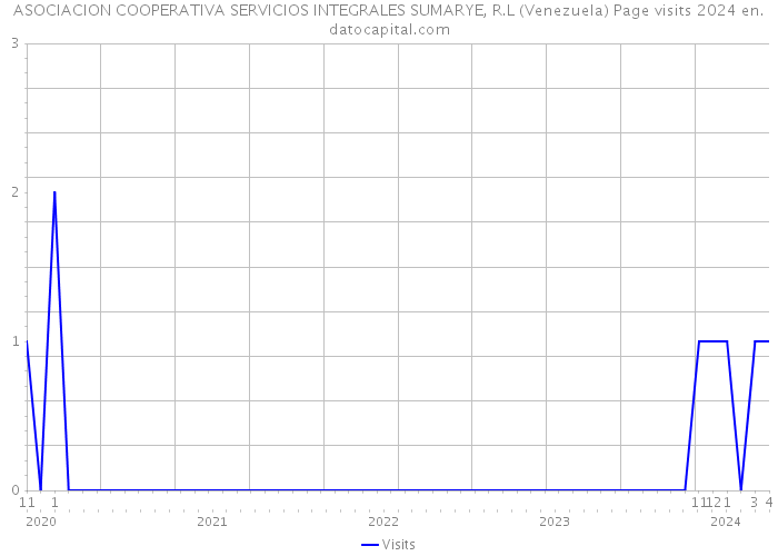 ASOCIACION COOPERATIVA SERVICIOS INTEGRALES SUMARYE, R.L (Venezuela) Page visits 2024 