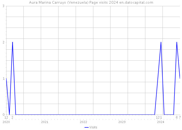 Aura Marina Carruyo (Venezuela) Page visits 2024 