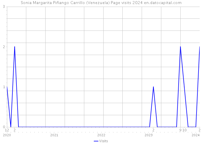 Sonia Margarita Piñango Carrillo (Venezuela) Page visits 2024 