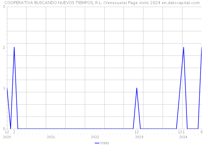 COOPERATIVA BUSCANDO NUEVOS TIEMPOS, R.L. (Venezuela) Page visits 2024 