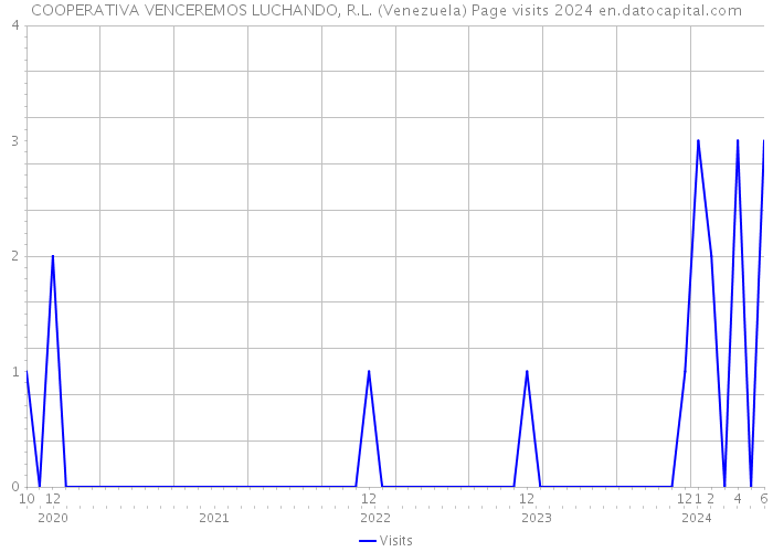 COOPERATIVA VENCEREMOS LUCHANDO, R.L. (Venezuela) Page visits 2024 