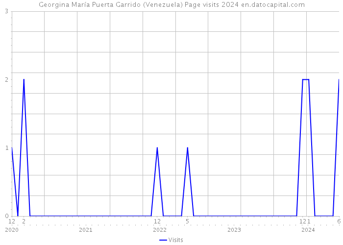 Georgina María Puerta Garrido (Venezuela) Page visits 2024 