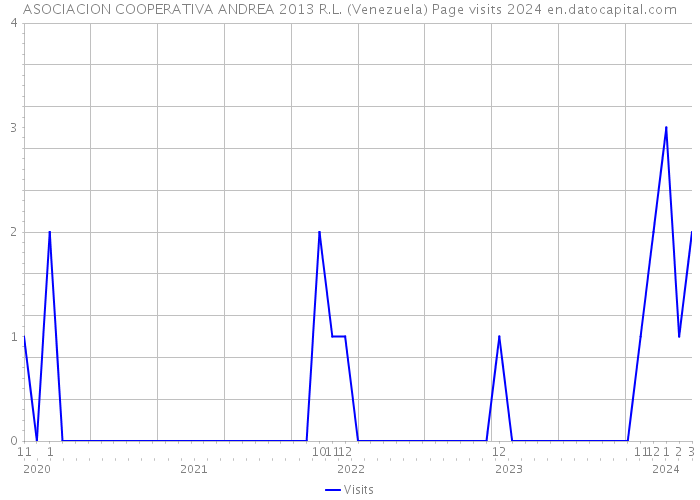 ASOCIACION COOPERATIVA ANDREA 2013 R.L. (Venezuela) Page visits 2024 