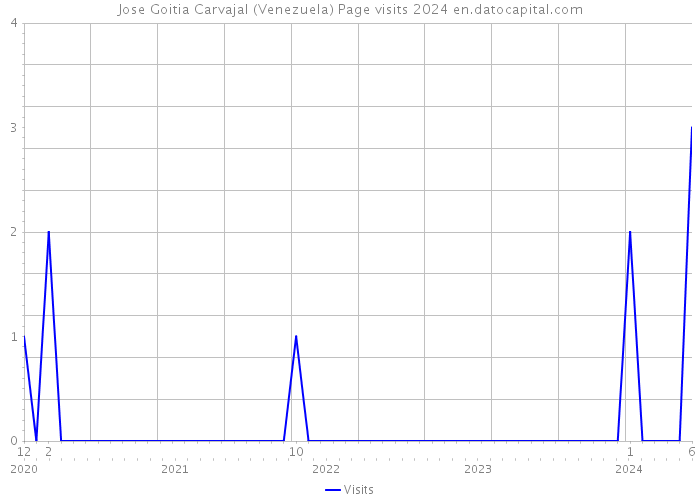 Jose Goitia Carvajal (Venezuela) Page visits 2024 