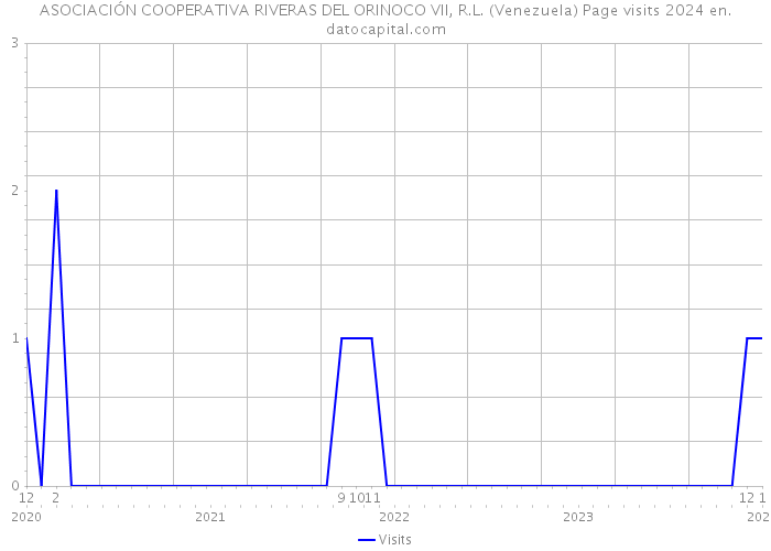 ASOCIACIÓN COOPERATIVA RIVERAS DEL ORINOCO VII, R.L. (Venezuela) Page visits 2024 