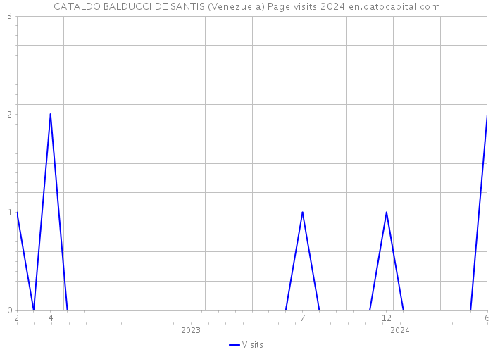 CATALDO BALDUCCI DE SANTIS (Venezuela) Page visits 2024 