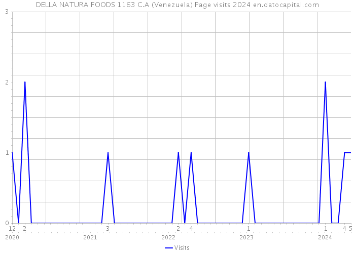 DELLA NATURA FOODS 1163 C.A (Venezuela) Page visits 2024 