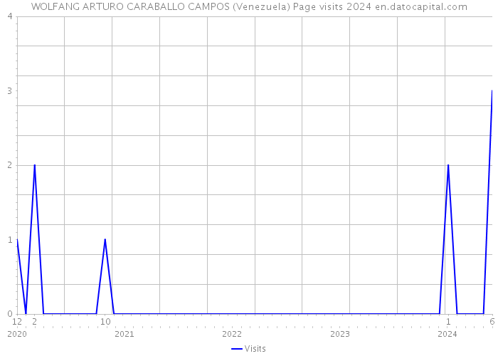 WOLFANG ARTURO CARABALLO CAMPOS (Venezuela) Page visits 2024 