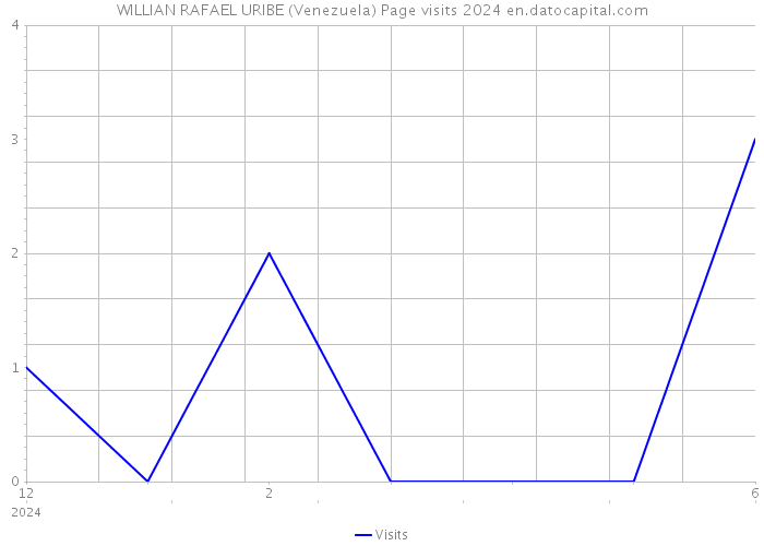 WILLIAN RAFAEL URIBE (Venezuela) Page visits 2024 