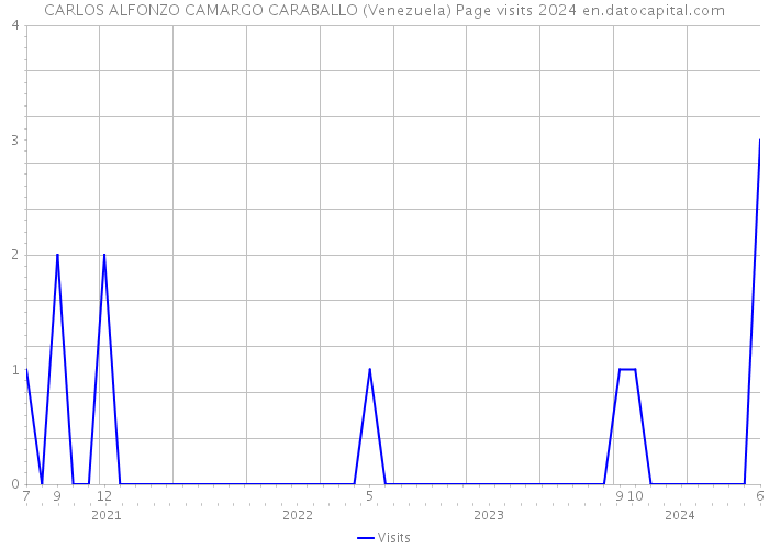 CARLOS ALFONZO CAMARGO CARABALLO (Venezuela) Page visits 2024 