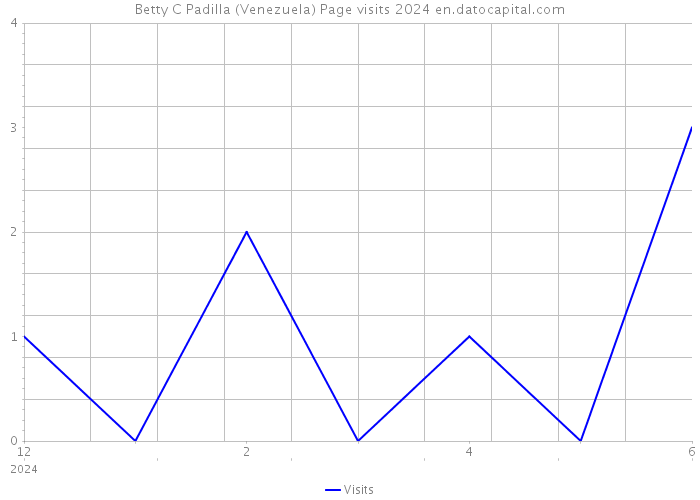 Betty C Padilla (Venezuela) Page visits 2024 