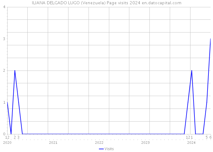 ILIANA DELGADO LUGO (Venezuela) Page visits 2024 