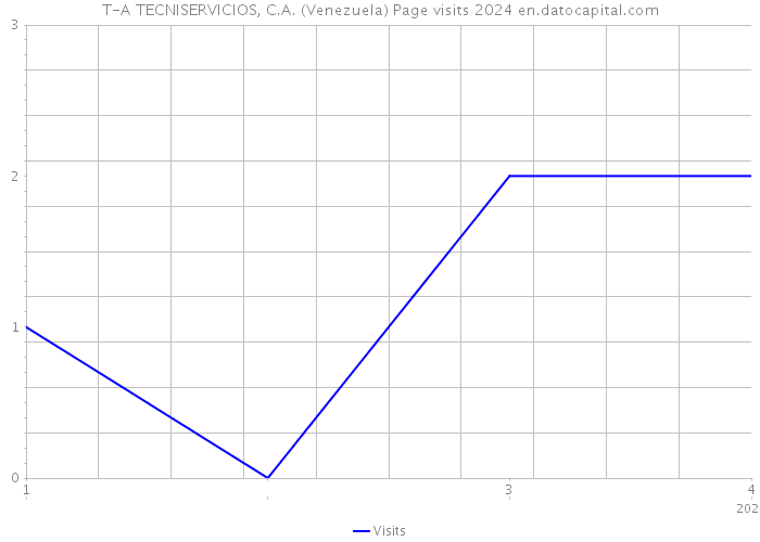 T-A TECNISERVICIOS, C.A. (Venezuela) Page visits 2024 