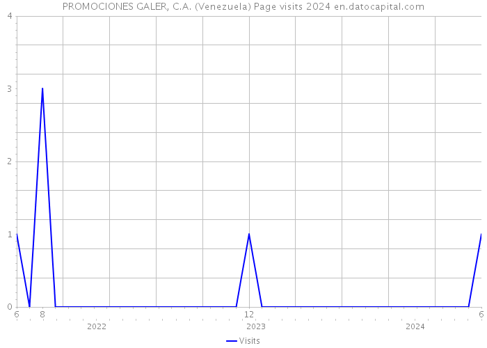 PROMOCIONES GALER, C.A. (Venezuela) Page visits 2024 