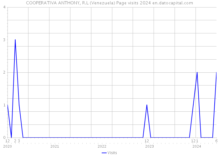 COOPERATIVA ANTHONY, R.L (Venezuela) Page visits 2024 