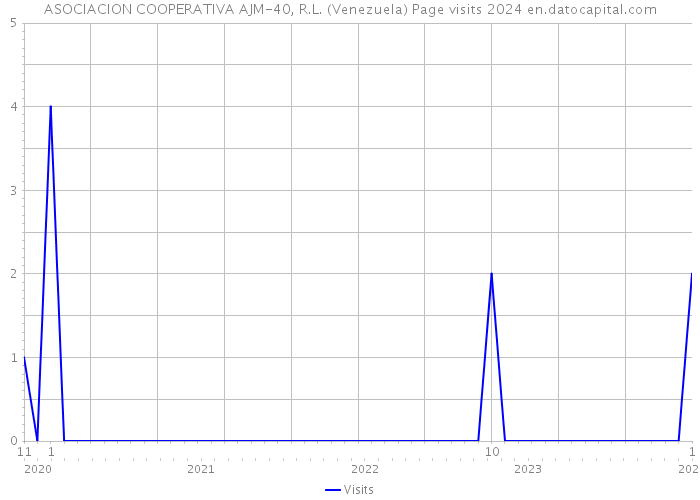 ASOCIACION COOPERATIVA AJM-40, R.L. (Venezuela) Page visits 2024 