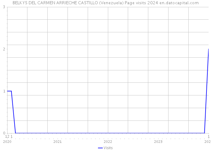 BELKYS DEL CARMEN ARRIECHE CASTILLO (Venezuela) Page visits 2024 