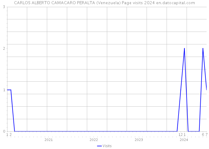 CARLOS ALBERTO CAMACARO PERALTA (Venezuela) Page visits 2024 