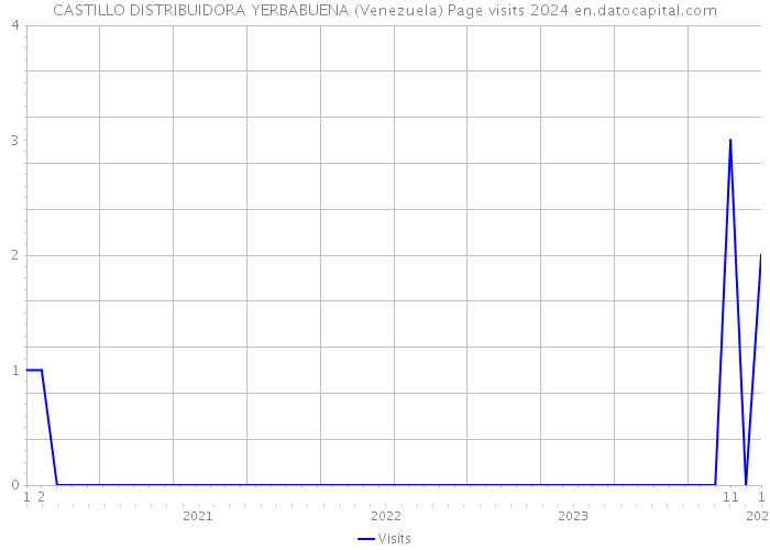 CASTILLO DISTRIBUIDORA YERBABUENA (Venezuela) Page visits 2024 