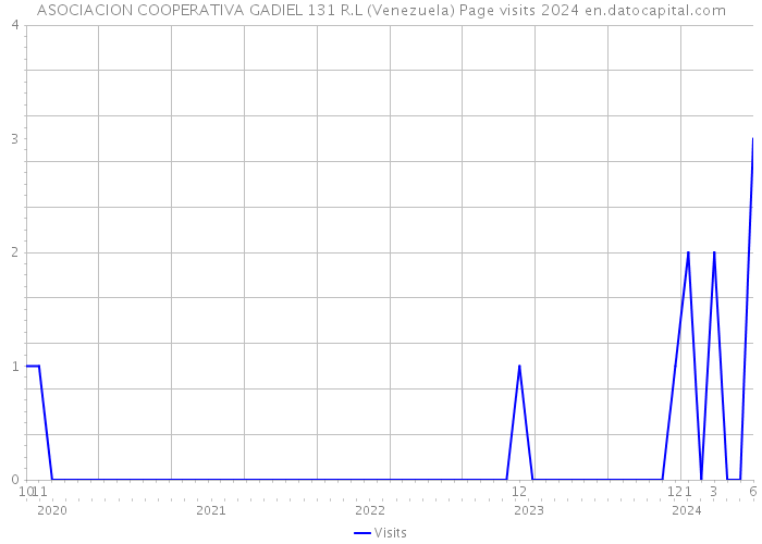 ASOCIACION COOPERATIVA GADIEL 131 R.L (Venezuela) Page visits 2024 