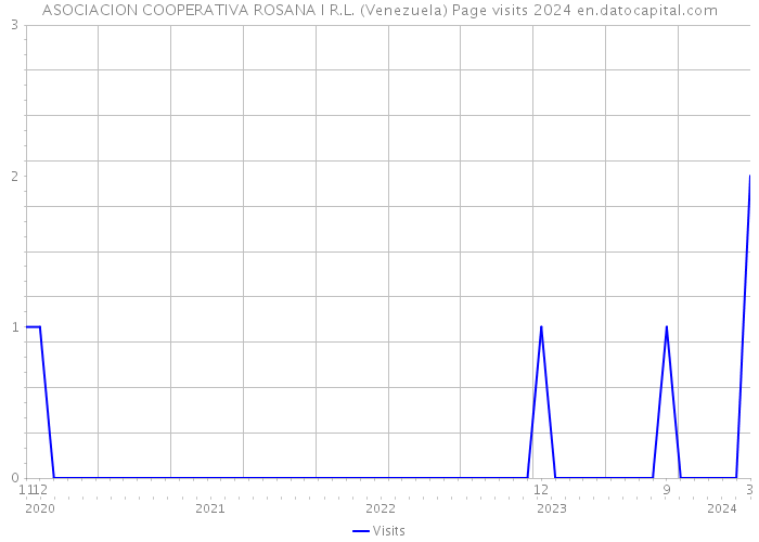 ASOCIACION COOPERATIVA ROSANA I R.L. (Venezuela) Page visits 2024 