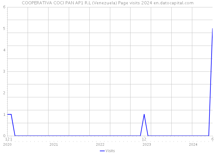 COOPERATIVA COCI PAN AP1 R.L (Venezuela) Page visits 2024 