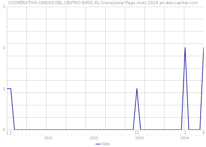 COOPERATIVA UNIDOS DEL CENTRO 8956, RL (Venezuela) Page visits 2024 