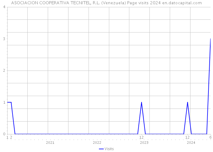 ASOCIACION COOPERATIVA TECNITEL, R.L. (Venezuela) Page visits 2024 