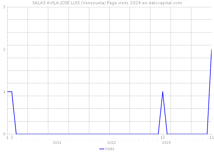 SALAS AVILA JOSE LUIS (Venezuela) Page visits 2024 