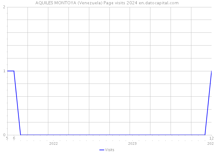AQUILES MONTOYA (Venezuela) Page visits 2024 