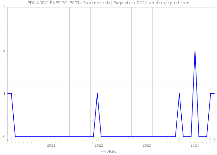 EDUARDO BAEZ POLENTINO (Venezuela) Page visits 2024 