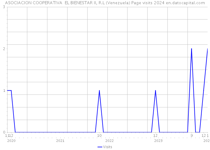 ASOCIACION COOPERATIVA EL BIENESTAR II, R.L (Venezuela) Page visits 2024 