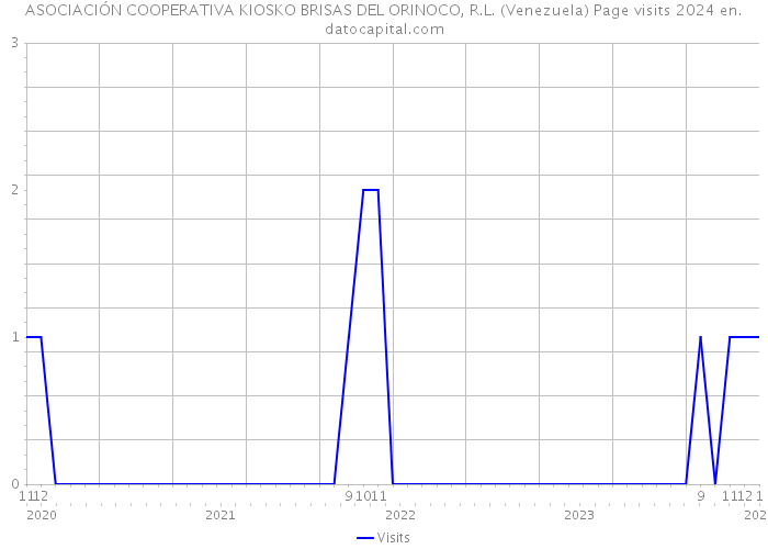 ASOCIACIÓN COOPERATIVA KIOSKO BRISAS DEL ORINOCO, R.L. (Venezuela) Page visits 2024 