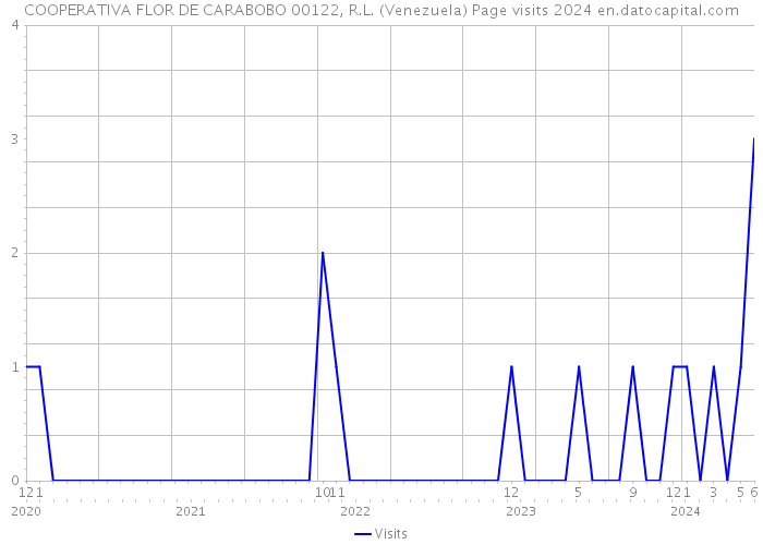 COOPERATIVA FLOR DE CARABOBO 00122, R.L. (Venezuela) Page visits 2024 